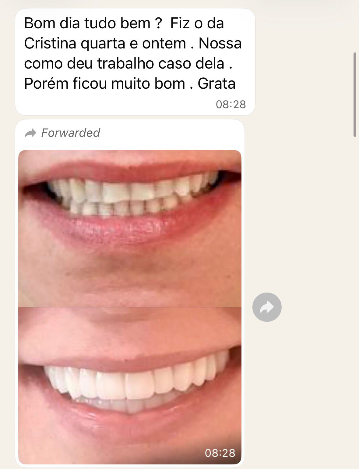 Depoimento dentista