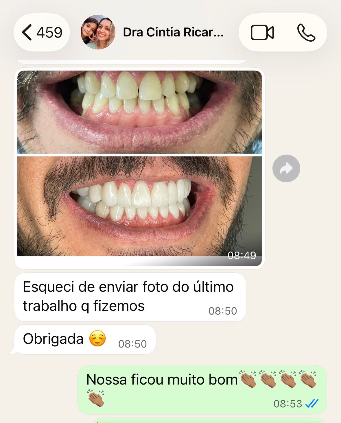 Depoimento dentista